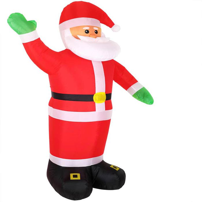 Festive Lights Weihnachtsmann – Acryl-Figur Mit 30 LEDs | Batteriebetrieben | Für Innen & Außen