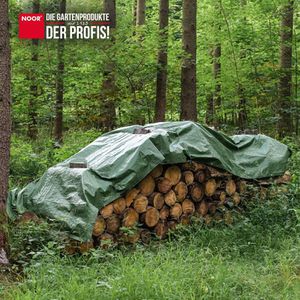 Produktbild für Abdeckplane NOOR Easy für Holz, grün