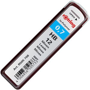 Druckbleistiftminen Rotring S0312690, HB