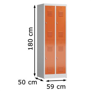 Produktbild für Spind ClassiX X-520224, rot