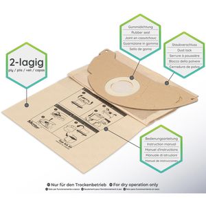 Produktbild für Staubsaugerbeutel McFilter KA 37