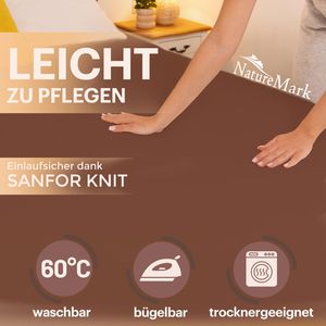 Produktbild für Spannbettlaken NatureMark Jersey, 70 x 140 cm