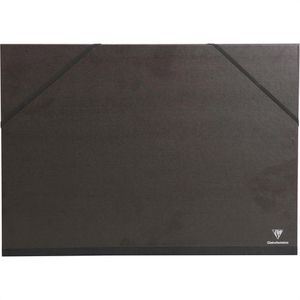 Zeichenmappe Clairefontaine 44800C Kraft, schwarz