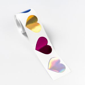 Produktbild für Sticker Folia 27201 Stickerrolle Hearts