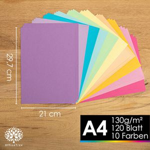 Produktbild für Tonpapier OfficeTree 5422, A4