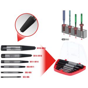 Produktbild für Schraubenausdreher KS-Tools 150.1330