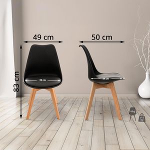 Produktbild für Esszimmerstuhl CLP Linares, 310574