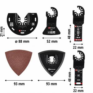 Produktbild für Multifunktionswerkzeug-Zubehör Einhell Universal-Multitool-Set