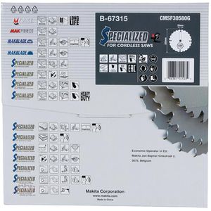 Produktbild für Kreissägeblatt Makita B-67315, EFFICUT