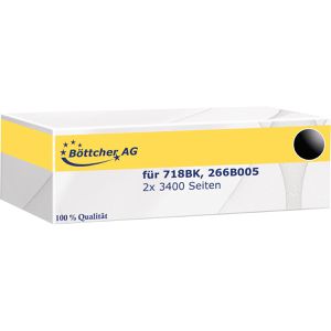 Produktbild für Toner Böttcher-AG für Canon 718BK, 2662B005, Doppelpack