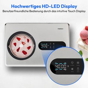 Produktbild für Eismaschine MEDION MD12170, selbstkühlend