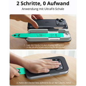 Produktbild für Displayschutzfolie ESR Tempered-Glass, 9H