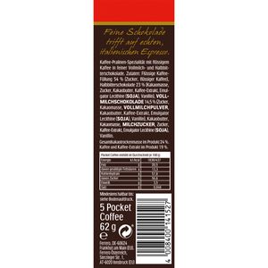 Produktbild für Pralinen Pocket-Coffee Espresso, 12x 5 Stück
