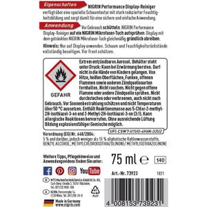 Produktbild für Bildschirmreiniger Nigrin Display Reiniger