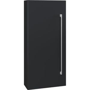 Produktbild für Bad-Hängeschrank VCM Badinos 914886, matt schwarz
