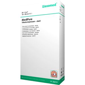 Produktbild für Vlieskompressen Saxomed MediPure, 4-lagig, steril