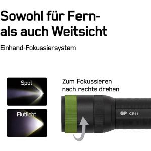 Produktbild für Taschenlampe GP Batteries CR41, LED, aufladbar