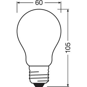 Produktbild für LED-Lampe OSRAM Star Decor Classic A, E27
