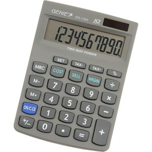 Produktbild für Taschenrechner Genie 205 CSM, mit MwSt-Berechnung
