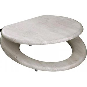 Produktbild für WC-Sitz Schütte Light Wood 80192, oval, aus Holz