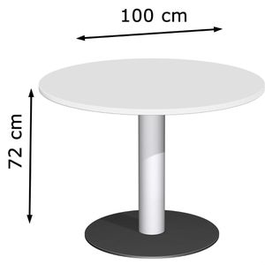 Produktbild für Besprechungstisch Geramöbel N-710202-L, rund