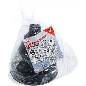 Produktbild für Trichter BGS-technic 6866, schwarz, 4-teiliges Set