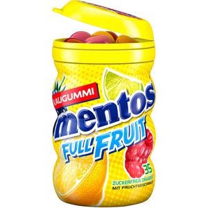 Produktbild für Kaugummis Mentos Full Fruit, 3 verschiedene Sorten