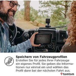 Produktbild für Navigationsgerät TomTom Go Camper Max V2, weltweit