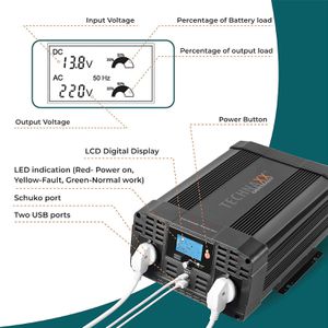 Produktbild für Spannungswandler Technaxx TE22