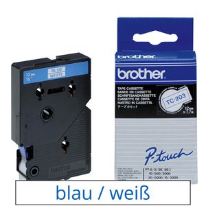 Produktbild für Schriftband Brother TC-203, 12mm