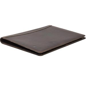 Produktbild für Schreibmappe Menzo MB58, marone, Echt Leder
