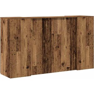 Empfangstheke vidaXL 3324212, altholz braun