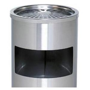 Produktbild für Aschenbecher Alco 2940-40, silber, für Outdoor