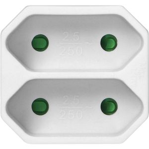 Produktbild für Steckdosenadapter Orno AE-13277, weiß