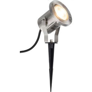 Produktbild für Gartenstrahler SLV Nautilus10 silber, GU10-Fassung
