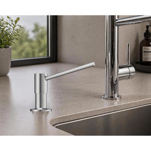 Produktbild für Spülmittelspender BLANCO Torre 512593, Edelstahl gebürstet