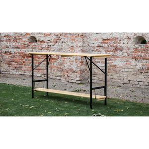 Produktbild für Stehtisch RUKU1952 202436, Fichte / schwarz