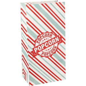 Produktbild für Popcorn-Tüten Papstar 86616 rot/blau/weiß