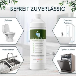 Produktbild für Rohrreiniger KLARBERG Abflussfrei, flüssig