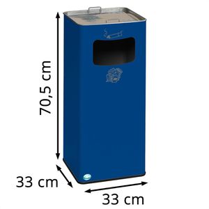 Produktbild für Aschenbecher VAR B32R, 3083, enzianblau, für Outdoor