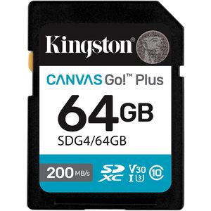 SD-Karte Kingston Canvas Go! Plus SDG4/64GB, 64GB