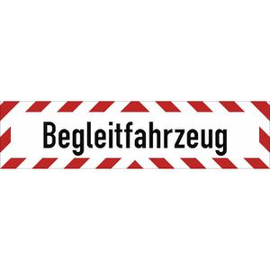 Produktbild für Fahrzeugkennzeichnung SafetyMarking Begleitfahrzeug