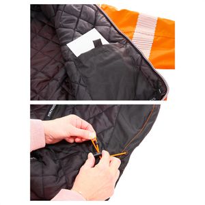 Produktbild für Arbeitsjacke Portwest PW3 Hi-Vis Regenjacke, T400