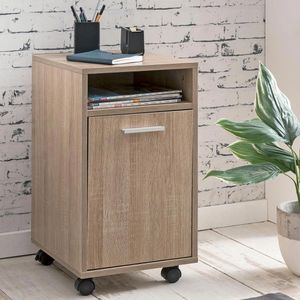 Produktbild für Rollcontainer Wohnling WL5.929, aus Holz, sonoma eiche