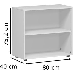 Produktbild für Aktenregal Geramöbel Flex, S-382001-L, Holz