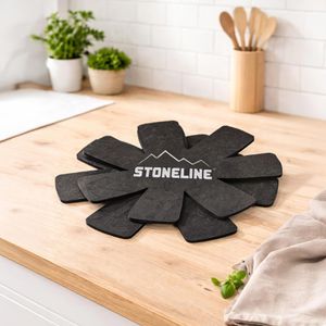 Produktbild für Pfannenschoner STONELINE 22309, schwarz, aus Vlies