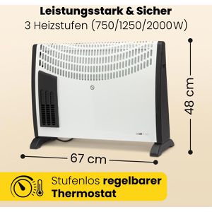 Produktbild für Konvektorheizung Clatronic KH 3433 N, weiß