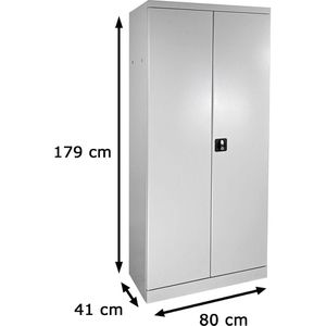 Produktbild für Werkzeugschrank ADB 40650, aus Metall, lichtgrau