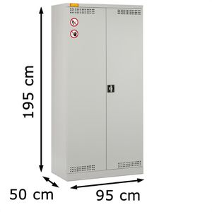 Produktbild für Umweltschrank CEMO 10/20, 11002, lichtgrau
