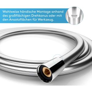Produktbild für Duschschlauch Bächlein verchromt